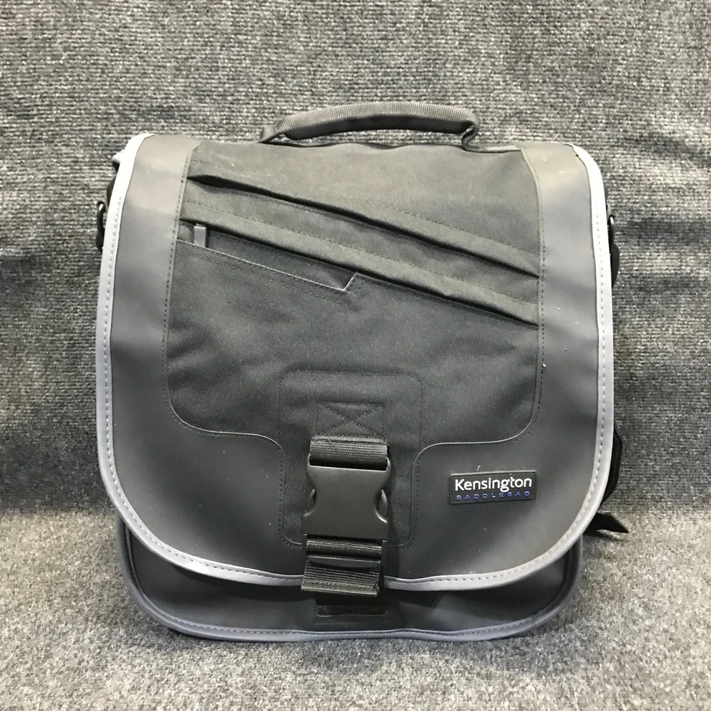 Kensington Saddlebag Ultra Black Unisex Size Messenger F4355 Messenger Bag